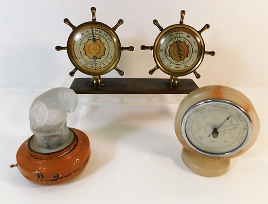 A swift barometer & thermometer twinned with one o