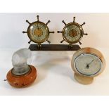 A swift barometer & thermometer twinned with one o