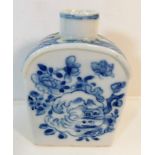 A 19thC. Chinese porcelain tea caddy 4.75in tall