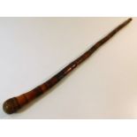A decorated Japanese swagger cane 30.125in long