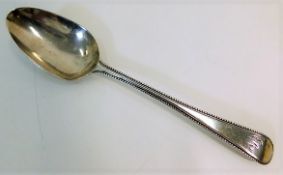 A silver dessert spoon 35.4g