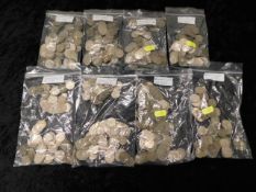 A quantity of Elizabeth II coinage, approx. 800 si