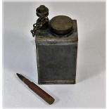 A Vickers machine gun oil can