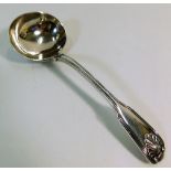 A silver ladle 84.1g