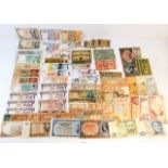 A quantity of mixed European bank notes of various