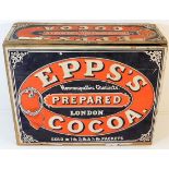 An advertising ware "Epps's Prepared Cocoa" wooden