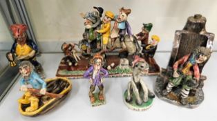 A quantity of Widecombe Fair type figures by Will