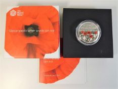 A 2017 Royal Mint Remembrance Sunday silver proof