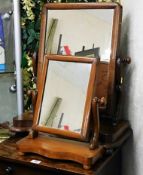 Two Victorian dressing table mirrors. Provenance: