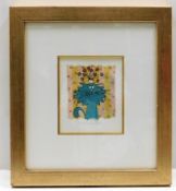 A Helen Rhodes framed mixed media titled "Magic Mo