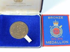 A cased Royal Life Saving Society commemorative br