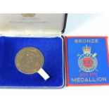 A cased Royal Life Saving Society commemorative br