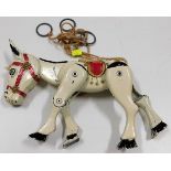 A 1950's Muffin the Mule puppet figure 6in nose to