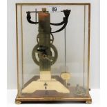 A hand built brass Galileo escapement 13in high wi