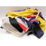 A boxed quantity of approx. 45 yacht flags & penna