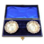 A pair of 1905 Birmingham silver Henry Williamson