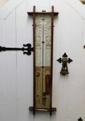 A later Admiral Fitzroy barometer 41in high. Prove