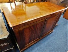 A 19thC. mahogany sideboard with two drawers withi