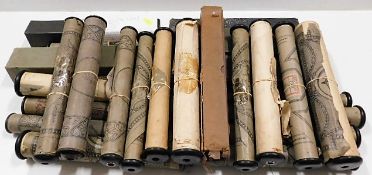 A quantity of 26 Pianola music rolls