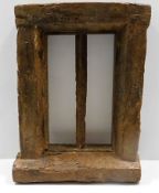 A 15thC. Medieval wooden window 23.5in x 17.25in