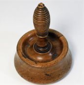 A 19thC. walnut treen pestle