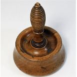 A 19thC. walnut treen pestle