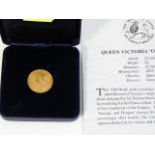 A cased 1896 full gold sovereign Old Head