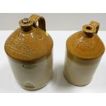 Two stoneware flagons, Vosper, Devonport 12in high