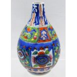 A 19thC. Chinese porcelain polychrome bottle vase,