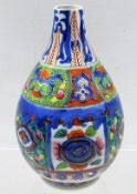 A 19thC. Chinese porcelain polychrome bottle vase,