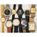 A quantity of mixed wrist watches a/f
