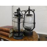 Two Tilly style hanging lanterns