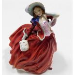 A Royal Doulton Autumn Breezes HN1934 figure 7.625