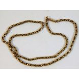 A 9ct gold 1920's chain 7.2g