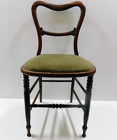 A mid 19thC. rosewood childs chair. Provenance: Fr