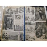 A large antique scraps book