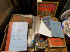 A boxed quantity of Royal memorabilia & other rela