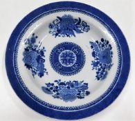 A 19thC. blue & white Chinese porcelain bowl with