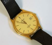 A gents quartz Tissot Seastar wrist watch, engrave