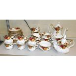 A quantity of Royal Albert Old Country Roses tea &