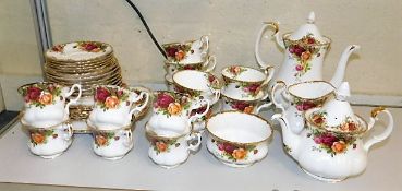 A quantity of Royal Albert Old Country Roses tea &