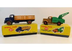 A boxed Dinky 417 diecast toy Leyland Comet lorry