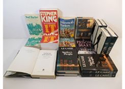 Book: Novels including Stephen King, Jean M. Auel,