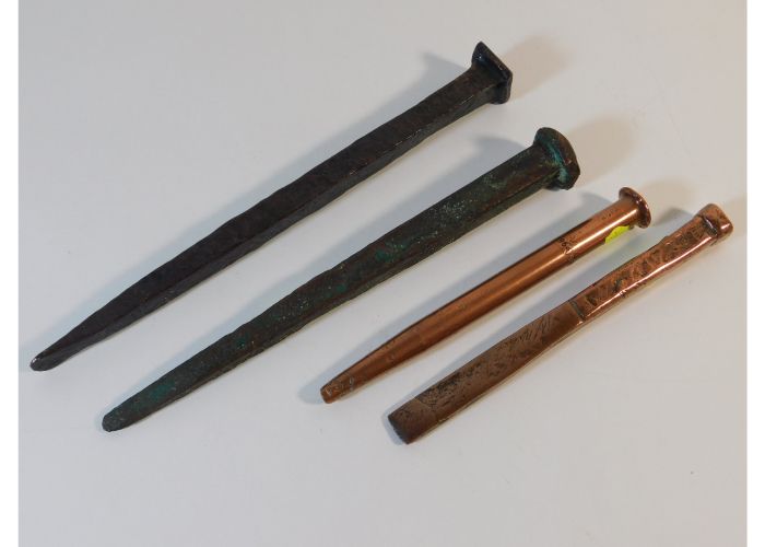 Four MOD ships nails including 19thC.