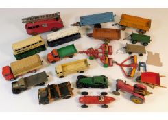 Fourteen Dinky/Meccano diecast vehicles, one Corgi