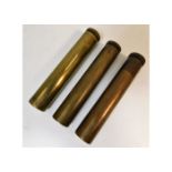 Three brass oil bottles for Mk III Short Magazine