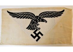 A Nazi Germany textile depicting Luftwaffe emblem