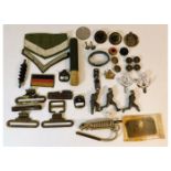 A quantity of mixed military & sundry items. Prove