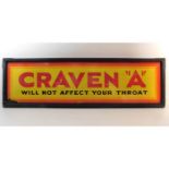 A large vintage mounted Craven "A" Will Not Affect