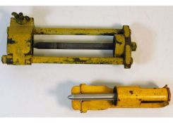 Two code yellow blank firing attachments for SLR & L4A3/4 LMG Provenance: Submitted by Mrs. Lauraine